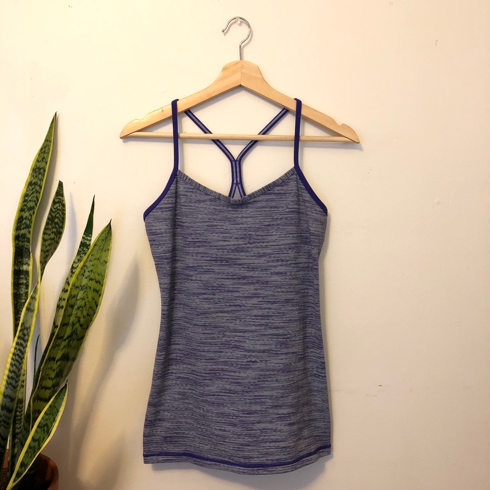Lululemon Power Y Striped Tank Top
